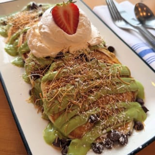 Dubai Chocolate Pancakes