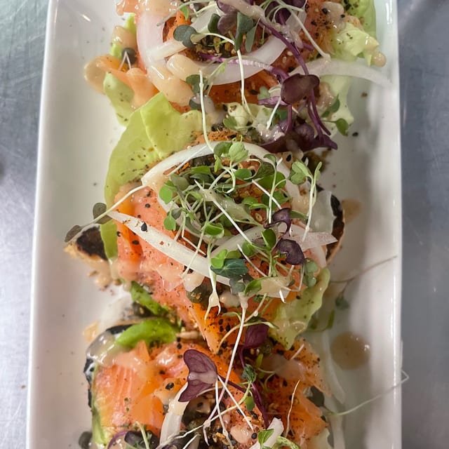 Smoked Salmon Gravlax.