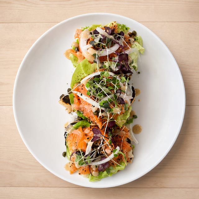 Smoked Salmon Gravlax.