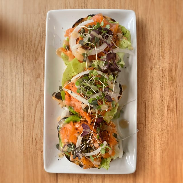 Smoked Salmon Gravlax.