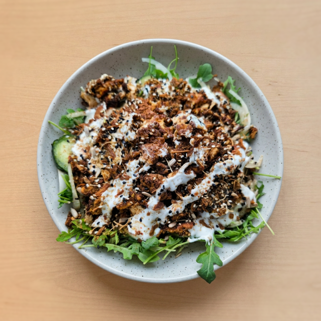 Tofu Shawarma Salad.